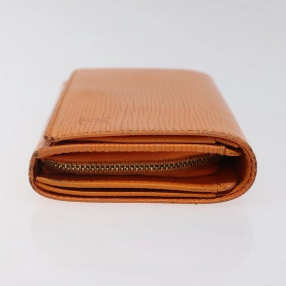 LOUIS VUITTON Epi Porte Monnaie Billets Tresor Mandarin M6350H LV Auth 123533 - Picture 4 of 15